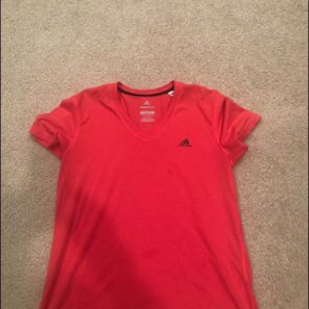 Adidas V-Neck Shirt Size L
Fruit Punch color